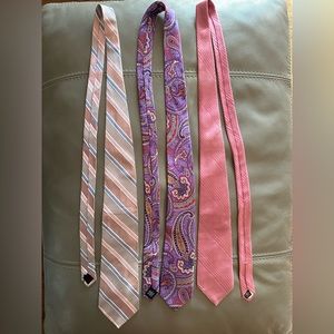 (3/$20) Beautiful 100% Silk Ties